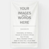 BANDEROLES DO-IT-YOURSELF - (Vertical)