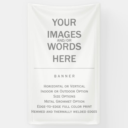 BANDEROLES DO-IT-YOURSELF - (Vertical)