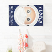 Banderoles Docteur Emoji | Entreprise fermée (En situation)