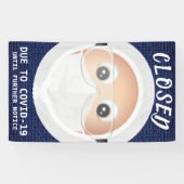 Banderoles Docteur Emoji | Entreprise fermée (Horizontal)