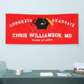 Banderoles Docteur Médicale School Grad (Salon professionnel)