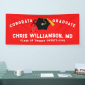 Banderoles Docteur Médicale School Grad (Salon professionnel)