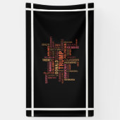 Banderoles Donald j Trump 2016 candidat à la présidence (Vertical)