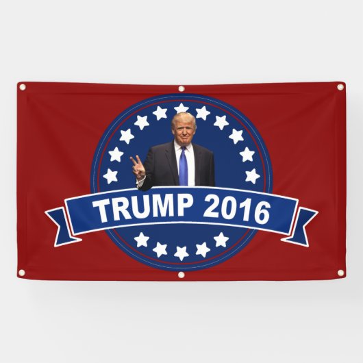 Banderoles Donald Trump 2016 (Horizontal)