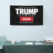 Banderoles Donald Trump 2024 redonne l'élection américaine (Salon professionnel)
