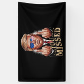 Banderoles Donald Trump - L'élection américaine vous a manqué (Vertical)