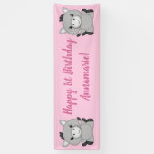 Banderoles Donkey Birthday Party (Vertical)