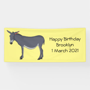 Banderoles Donkey cartoon
