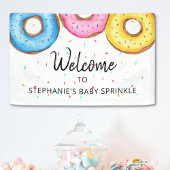 Banderoles Donuts Baby Sprinkl Bienvenue