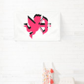 Banderoles Double Cupid Saint-Valentin 2.5x4 Vinyle (Insitu)