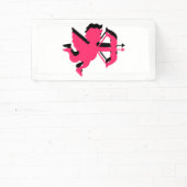 Banderoles Double Cupid Saint-Valentin 2x1 Vinyle (Insitu)