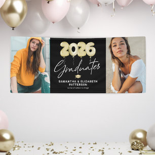 Banderoles Double graduation moderne 2025 Photo