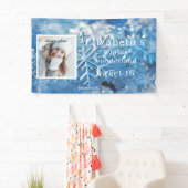 Banderoles Douce merveille hivernale de flocon de neige de se (En situation)