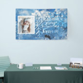 Banderoles Douce merveille hivernale de flocon de neige de se (Salon professionnel)