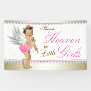Banderoles Douce Princesse au Talon Haut Baby Shower
