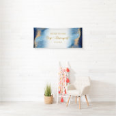 Banderoles Douceur Océane et Dorée Fête de Mariage (En situation)