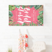 Banderoles Douche de mariée virtuelle en feuille de palme tro (En situation)