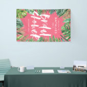 Banderoles Douche de mariée virtuelle en feuille de palme tro (Salon professionnel)