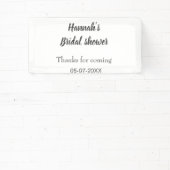 Banderoles Douche nuptiale ajouter le nom date année merci à (Insitu)