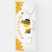 Banderoles Doux Comme Peut Être Thème Baby shower Kawaii (Vertical)