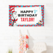 Banderoles Dr Seuss | Chat à l'anniversaire du Casquette (En situation)