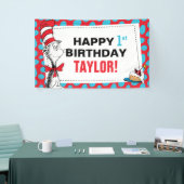 Banderoles Dr Seuss | Chat à l'anniversaire du Casquette (Salon professionnel)