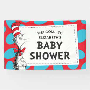 Banderoles Dr Seuss   Chat dans le Baby shower Casquette