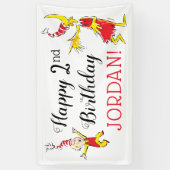 Banderoles Dr Seuss | Joyeux anniversaire pour vous (Vertical)