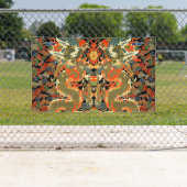 Banderoles Dragon asiatique chinois Art coloré (En situation)