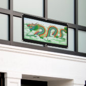 BANDEROLES DRAGON JAPONAIS EN BANNER OCÉAN AVEC GROMMETS (Bâtiment extérieur)