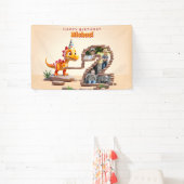 Banderoles Dragon Little Dino | 2e anniversaire Big Number Ph (Insitu)