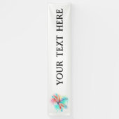 Banderoles Dragonfly rouge sur l'arrière - plan aquarelle (Vertical)