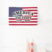 Banderoles Drapeau 250 ans d'Amérique (Insitu)