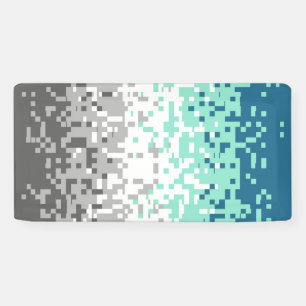 Banderoles Drapeau Abstrait Frayromantique Trippy Pixelated