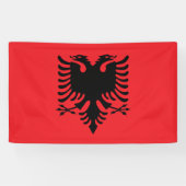 Banderoles Drapeau albanais (Horizontal)