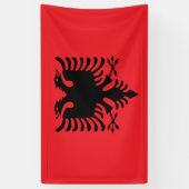 Banderoles Drapeau albanais (Vertical)