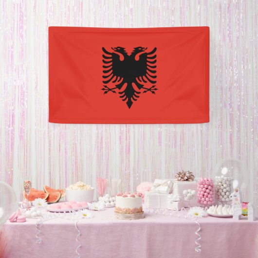 Banderoles Drapeau albanais (Fête)