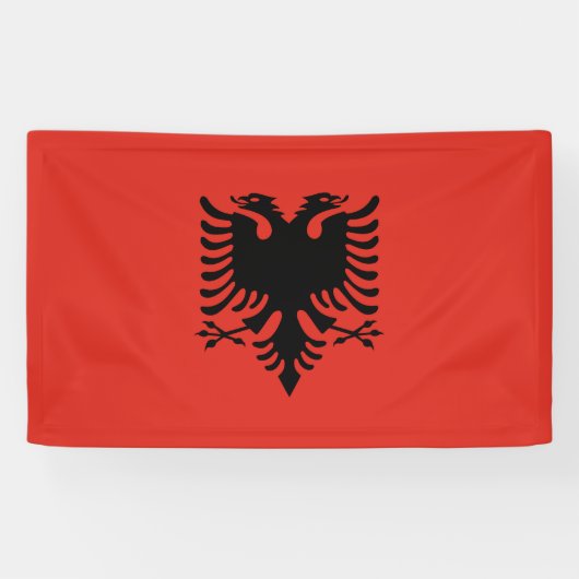 Banderoles Drapeau albanais (Horizontal)