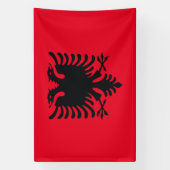 Banderoles Drapeau Albanie (Verticale)
