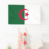 Banderoles Drapeau Algérie (En situation)