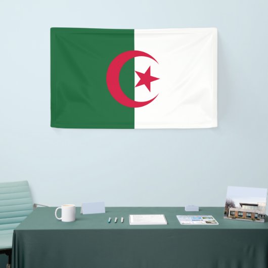 Banderoles Drapeau Algérie (Salon professionnel)