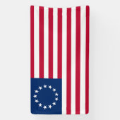 Banderoles Drapeau américain Betsy Ross (Verticale)