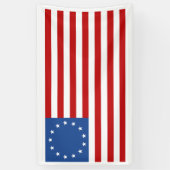 Banderoles Drapeau américain Betsy Ross (Vertical)