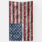 Banderoles Drapeau américain - Crinké (Vertical)