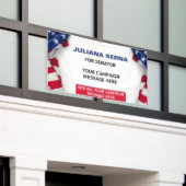Banderoles Drapeau américain de campagne politique personnali (Bâtiment extérieur)