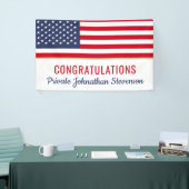 Banderoles Drapeau américain de l'armée patriotique (Salon professionnel)