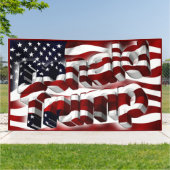 Banderoles Drapeau américain Donald Trump (Dehors)
