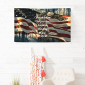 Banderoles Drapeau américain Eagle de la citoyenneté américai (En situation)