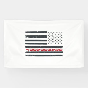 Banderoles Drapeau américain grand-père design patriotique vi