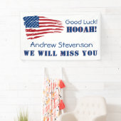 Banderoles Drapeau américain - Militaire à la défaite (En situation)